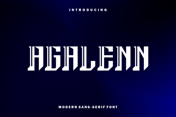 Agalenn: The Modern Serif for Timeless Branding