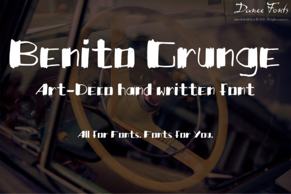 Benito Grunge: When Art Deco Meets Gritty Authenticity