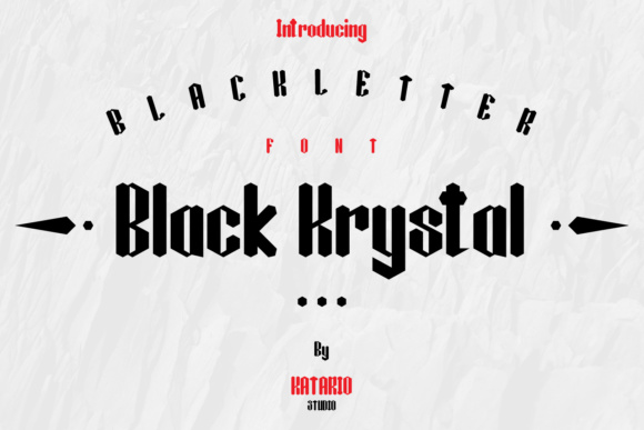 Black Krystal: Vintage Charm for Modern Design