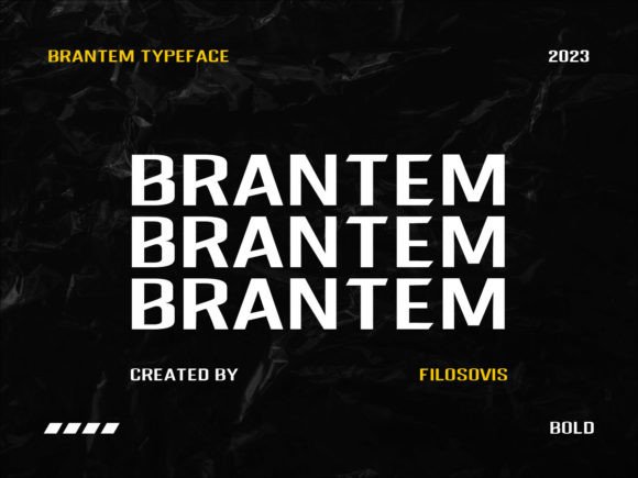 Brantem: A Bold Urban Typeface for Striking Visuals