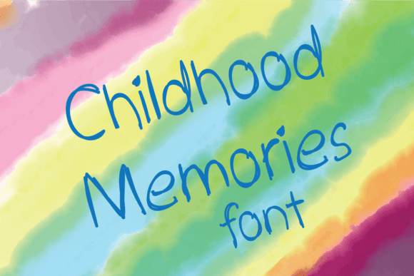 Childhood Memories: A Font That Brings Warmth to Your Designs