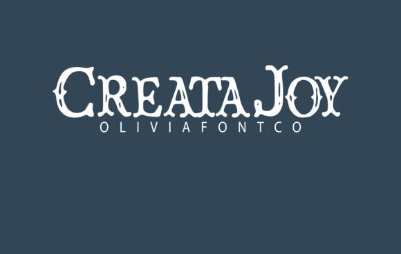 Creatajoy: The Authentic Font with a Romantic Touch