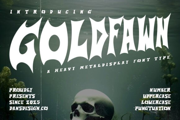 Goldfawn: The Bold Display Font for Edgy Branding