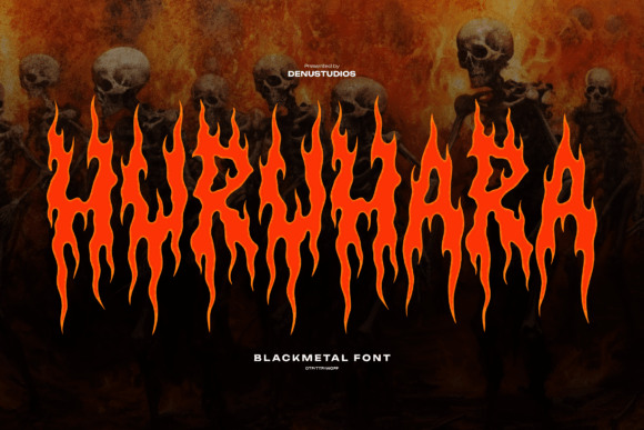 Huruhara: The Molten Typeface for Unapologetic Designs