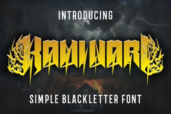 Kaminari: A Display Font with Urban Edge