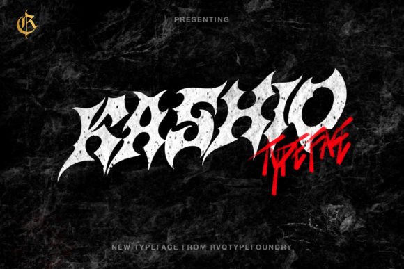 Kashio: A Typeface Forged in Sound and Shadow