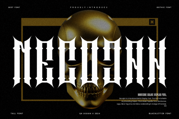 Necojah: A Bold Display Font for Authentic Branding
