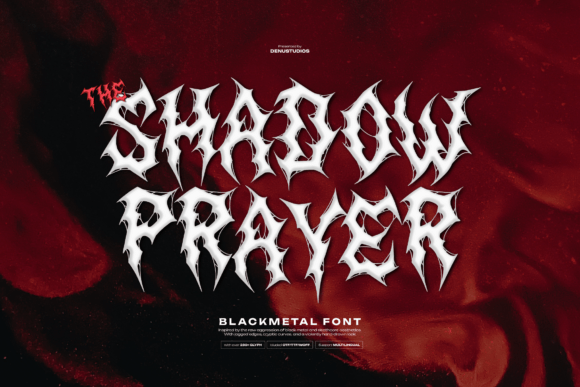 Shadow Prayer: The Black Metal Font for Fierce Branding