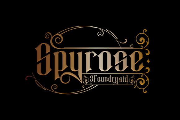 Spyrose: A Playfully Nostalgic Serif Font for Modern Design