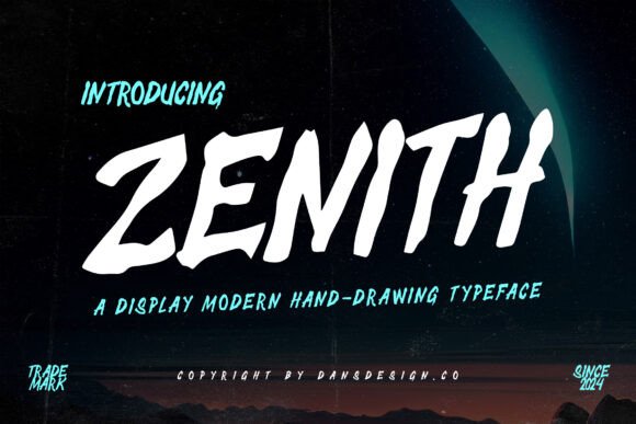 The Zenith Font: Injecting Graffiti Energy Into Modern Design